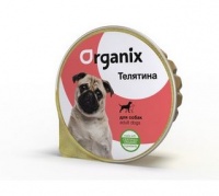 Organix мясное суфле для собак с телятиной 125 гр