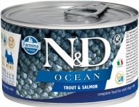 Farmina N&D Dog Ocean Trout & Salmon Mini консервы для собак мелких пород, форель и лосось 140 гр