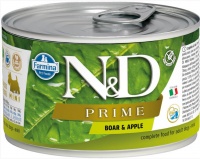 Farmina N&D Dog Prime Boar & Apple Mini консервы для собак мелких пород, кабан и яблоко 140 гр