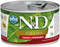 Farmina N&D Dog Prime Chicken & Pomegranate Mini консервы для собак мелких пород, курица и гранат 140 гр