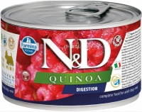 Farmina N&D Dog Quinoa Digestion Mini консервы для собак мелких пород с киноа, для поддержки пищеварения 140 гр