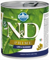 Farmina N&D Dog Prime Lamb & Blueberry консервы для собак, ягненок и черника 285 гр