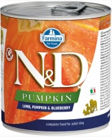 Farmina N&D Dog Lamb, Pumpkin & Blueberry консервы для собак с тыквой, ягненок и черника 285 гр