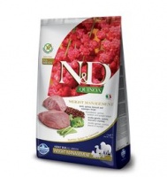 Farmina N&D Dog Quinoa Weight Management Lamb Ягненок, киноа, брокколи и спаржа. Контроль Веса