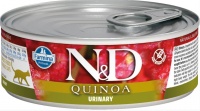 Farmina N&D Cat Quinoa Urinary консервы для кошек с уткой и киноа, для профилактики МКБ 80 гр