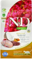 Farmina N&D Cat Quinoa Skin&coat Quail Перепел, киноа, кокос и куркума для здоровья кожи и шерсти