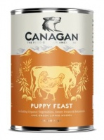 Canagan Puppy Feast влажные беззерновые консервы для щенков Цыпленок и Говядина 400 гр