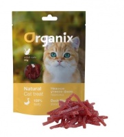 Organix Лакомство для кошек Нежная нарезка утиного филе 100% мясо 50 гр