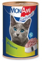 MonAmi консервы для кошек с Цыпленком 350 гр