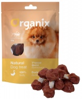 Organix Лакомство для собак малых пород  «Утиные гантельки» 100% мясо 50 гр