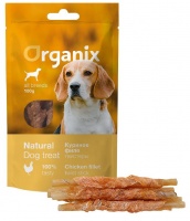 Organix Лакомство для собак «Твистеры куриные» 100% мясо 100 гр
