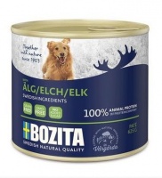 Bozita Dog Grain Free Pate Elk беззерновые консервы для собак, мясной паштет с лосем 625 гр