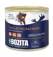 Bozita Dog Grain Free Pate Salmon беззерновые консервы для собак, мясной паштет с лососем 625 гр
