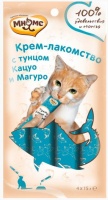 Мнямс Крем-лакомство для кошек с тунцом Кацуо и Магуро