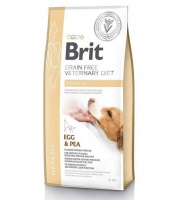 Brit Veterinary Diet Dog Grain Free Hepatic Egg Pea беззерновая диета для собак при печеночной недостаточности