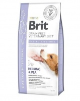 Brit Veterinary Diet Dog Grain Free Gastrointestinal Herring Pea беззерновая диета для собак для снижения расстройств кишечника