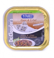 Dr. Clauder's Паштет - кусочки для кошек с гусем и печенью