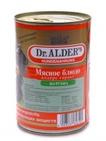 Dr. Alder's Консервы для собак рубленое Мясо с Рубцом