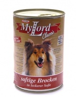 Dr. Alder's MyLord Classic Консервы для собак кусочки в желе Говядина и Печень