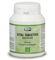 Grau GAC Vital Tabletten Krauter-Heffe Кройтер Хефе Улучшает пищеварение и состояние кожи и шерсти