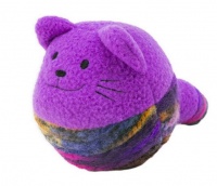 Kong Cat Yarnimals Assorted игрушка для кошек Кот-клубок, с мятой, цвета в ассортименте