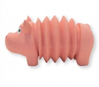 Petstages OutwardHound игрушка для собак Accordionz "Свинка" латекс с пищалкой