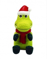 Kong Holiday игрушка для собак Вигги Санта Аллигатор