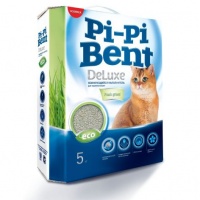 Pi-Pi-Bent DeLuxe Fresh Grass Наполнитель "Делюкс Фреш Грасс" комкующийся для кошек 5 кг