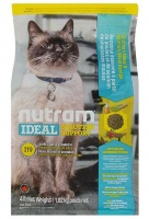 Nutram Cat Ideal Solution Support I19 Sensitive корм для кошек с чувствительным желудком, кожей и пищеварением, курица и лосось