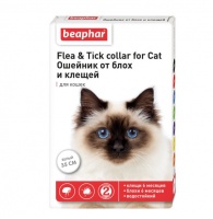 13336 Beaphar Flea & Tick collar for Cat Ошейник от блох и клещей для кошек, белый