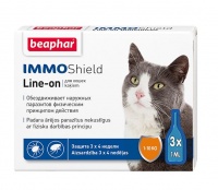 13581 Beaphar Капли IMMO Shield Line-on от паразитов для кошек