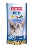 10574 Beaphar Лакомство Happy Rolls Mix с креветками, сыром и кошачьей мятой для кошек