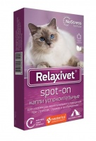 Relaxivet Spot-on Капли успокоительные на холку для кошек и собак