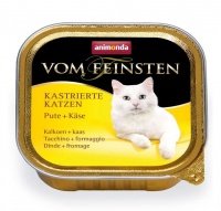 Animonda Vom Feinsten For Castrated Cats - Turkey Cheese Консервы для стерилизованных кошек с индейкой и сыром