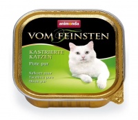 Animonda Vom Feinsten For Castrated Cats - Pure Turkey Консервы для стерилизованных кошек с отборной индейкой