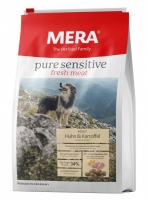 Mera Pure Sensitive Adult Huhn&Kartoffel High Protein беззерновой корм для взрослых собак со свежим месяом курицы, с высоким содержанием протеина