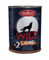 Berkley Dog Wild Lamb #2 беззерновые консервы для щенков и собак, Ягненок с тыквой, шпинатом и лесными ягодами
