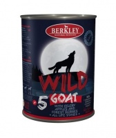 Berkley Dog Wild Goat #5 беззерновые консервы для щенков и собак, Коза с сельдереем, яблоками и лесными ягодами