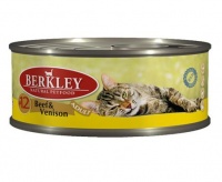 Berkley Cat Beef Venison #12 Консервы для кошек Говядина с олениной