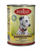 Berkley Puppy Rabbit Oatflakes Консервы для щенков Кролик с овсяными хлопьями