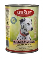 Berkley Dog Rabbit Oatflakes Консервы для собак Кролик с овсяными хлопьями