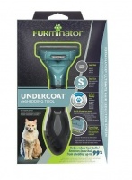 FURminator Cat Undercoat Deshedding Tool S Long Hair фурминтаор для маленьких кошек c длинной шерстью