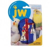 JW Spinning Bells Игрушка для птиц Крутящиеся колокольчики, цвета в ассортименте