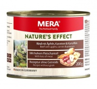 Mera Nature's Effect Nassfutter Rind & Kartoffel  (консервы для собак говядина с яблоками, морковью и картофелем)