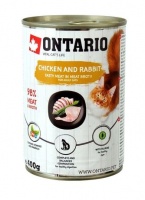 Ontario Cat Adult Chicken Rabbit консервы для кошек, курица и кролик