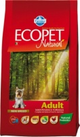 Ecopet Natural Adult Mini Сухой корм для взрослых собак мелких пород , с курицей