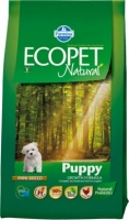 Ecopet Natural Puppy Mini Сухой корм для щенков мелких пород , с курицей