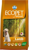 Ecopet Natural Lamb Сухой корм для взрослых собак, с ягненком
