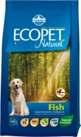 Ecopet Natural Fish Mini Сухой корм для взрослых собак мелких пород , с рыбой