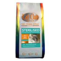 Cat Club Sterilised Shrimps полнорационный сухой корм для стерилизованных кошек ( креветка )
